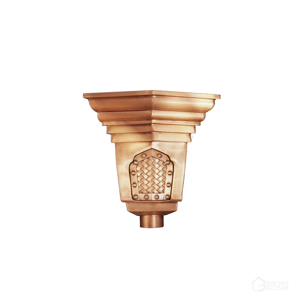 Gens Customize medieval times Pattern Snow Guard High Quality Vintage Conductor Head Pure Copper 20 oz Leader Head