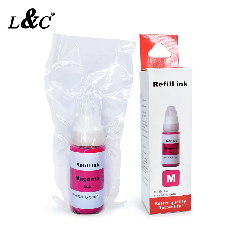 GI990 GI 990 GI-990 Premium Universal Compatible Bulk Water Based Dye Ink Refill Ink for Canon PIXMA Inkjet Printer G1310/G3310