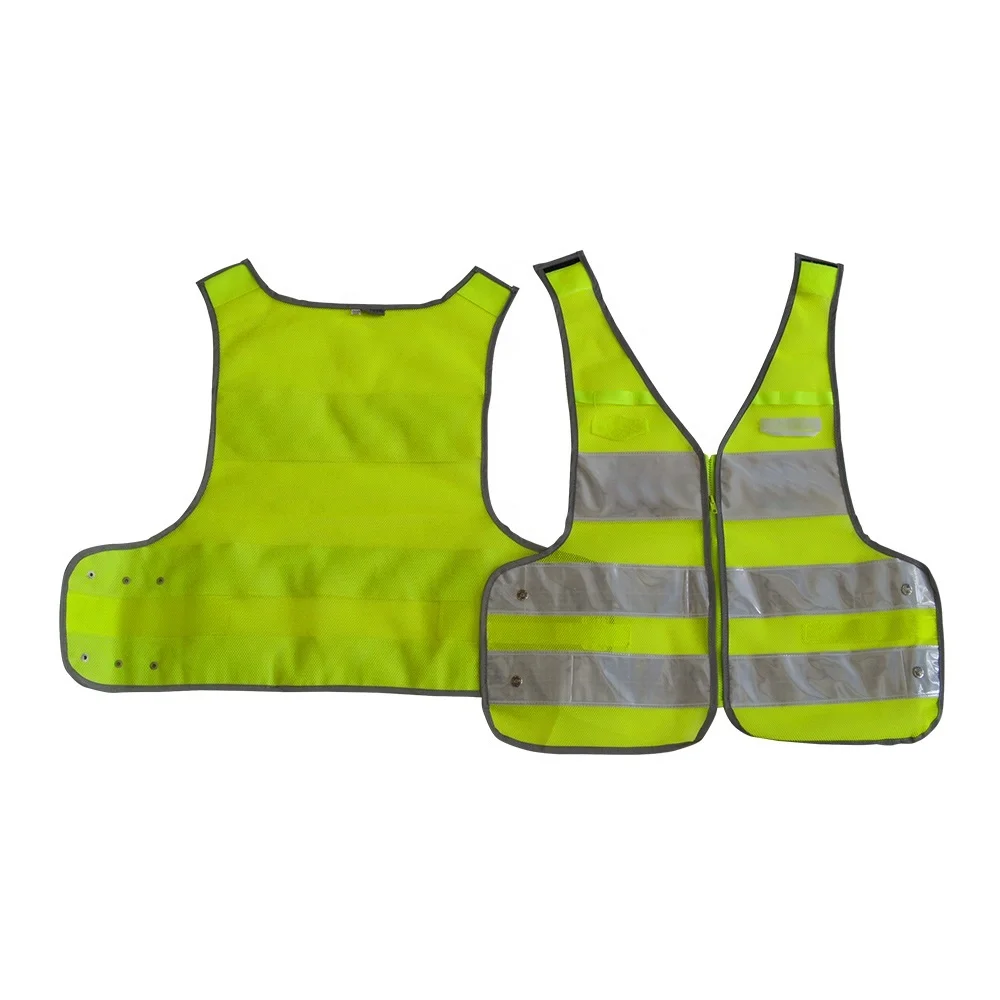 OEM Accept Police Traffic Security Reflective Vest Warning Safety Clothing For Sale