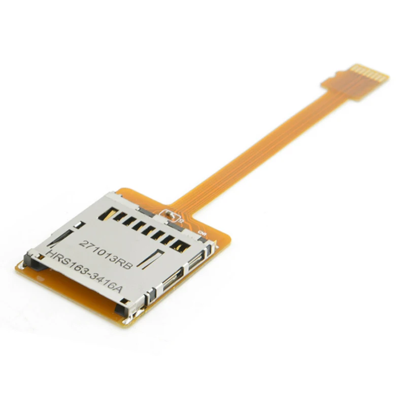 Standard SD to MicroSD TF FPC Extender MicroSD Card Extension Cable