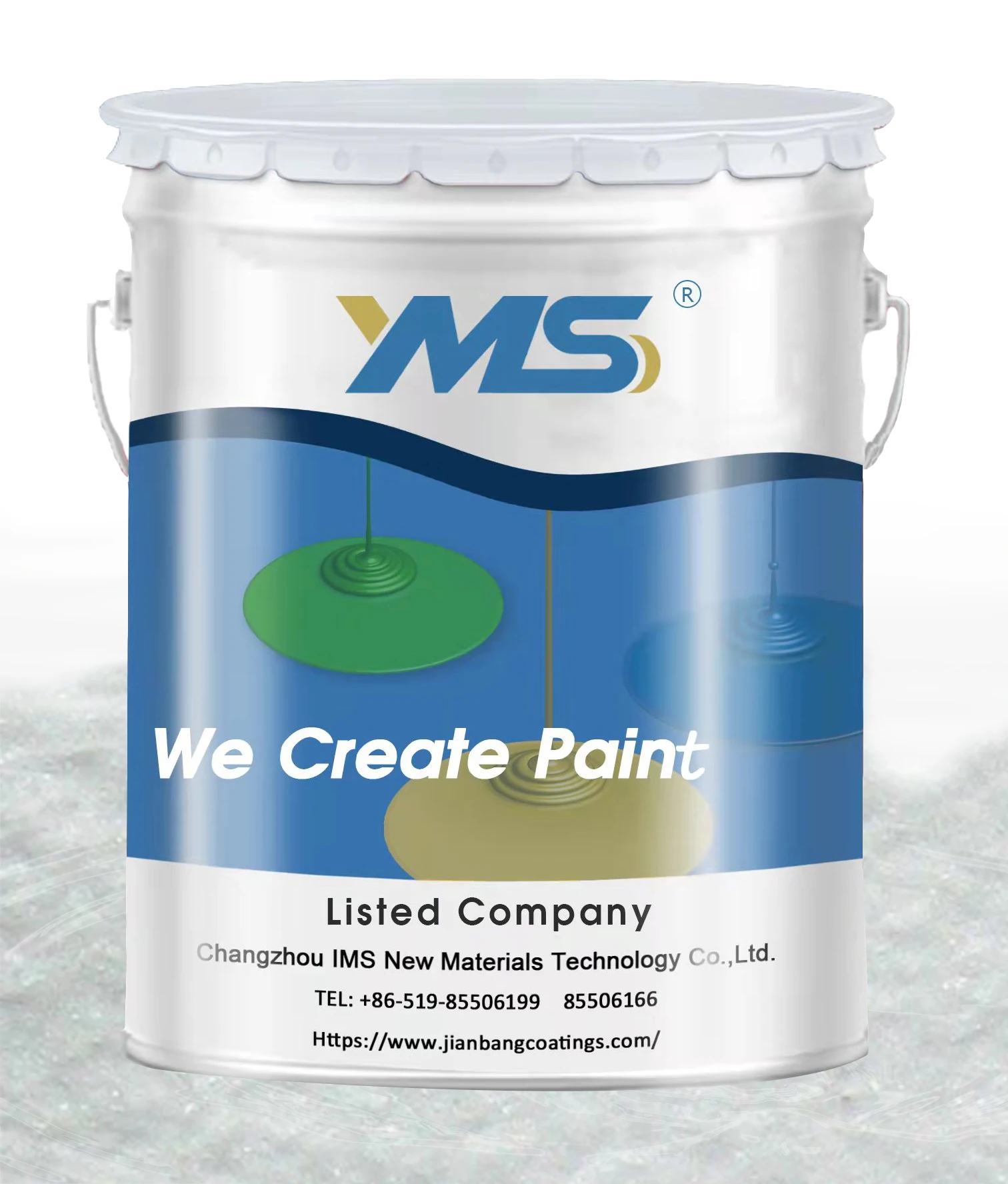 IMS-natural style exterior wall decoration material, Natural Stone Textured Paint