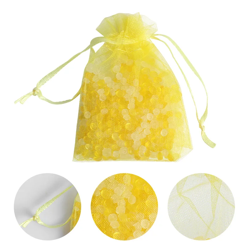 Long Lasting EVA Freshie Aroma Fragrance Beads Sachet Scented Beads Scented Sachet Bags Hanging Car Air Freshener for Car