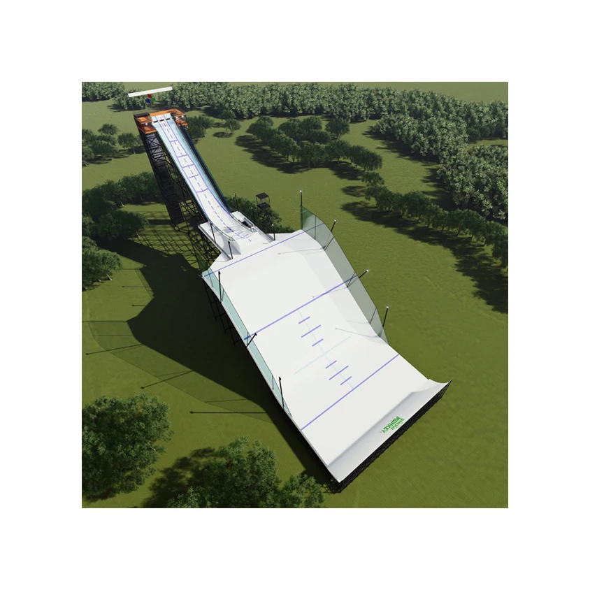 SNOW MONKEY  Dry Ski Mat Indoor&Outdoor Artificial Ski Slope mushroom Resort In China