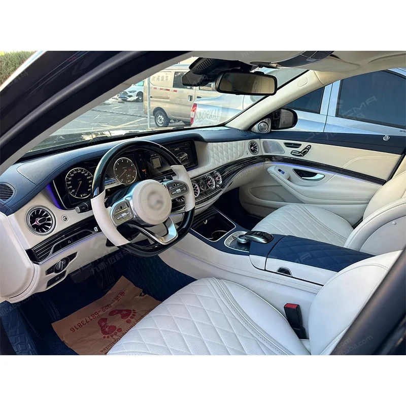 Benz s class преобразование интерьера в 2023 mercedes 300 500 обновление 2006-2013 W221 до W222 W223 комплект