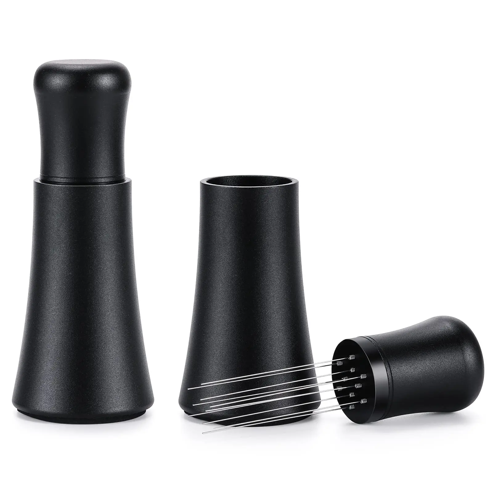 0.2mm 0.4mm 0.6mm 8 Needles Ground Coffee Stirrer Stainless Steel Espresso Power WDT Tools Coffee Needle Distributor