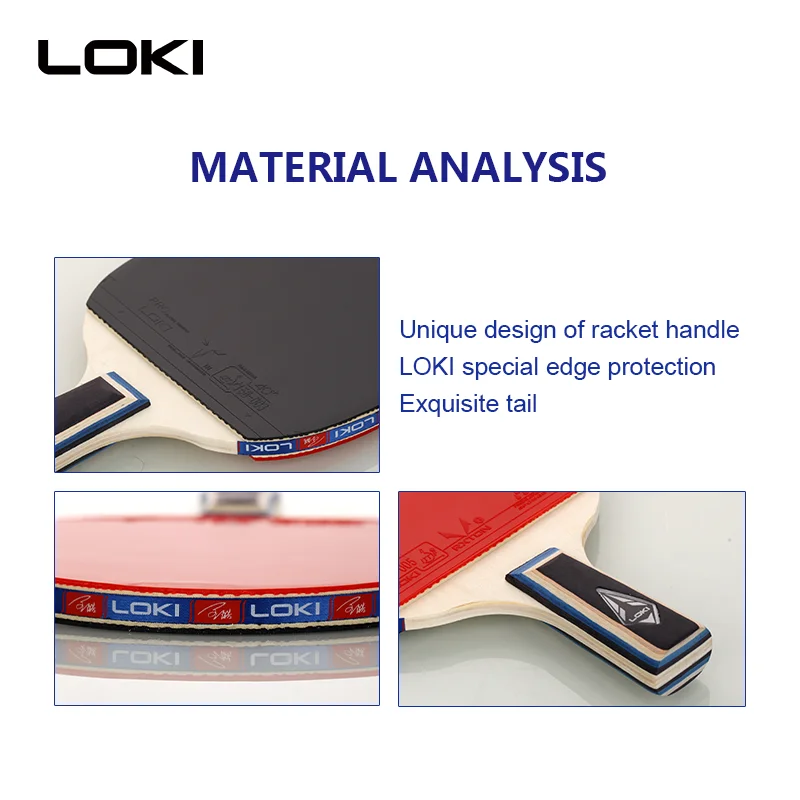  Ракетки для настольного тенниса LOKI C1000 в наличии дешевые комплекты ракеток пинг-понга с сумкой