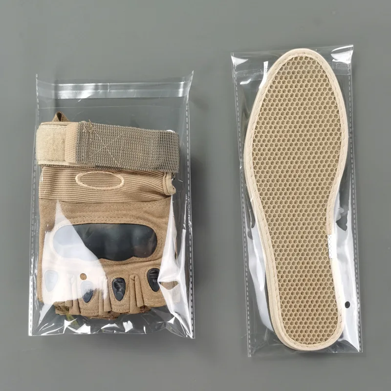 Factory wholesale low price transparent self-adhesive seal clothes opp packing plastic bag clear poly opp bags