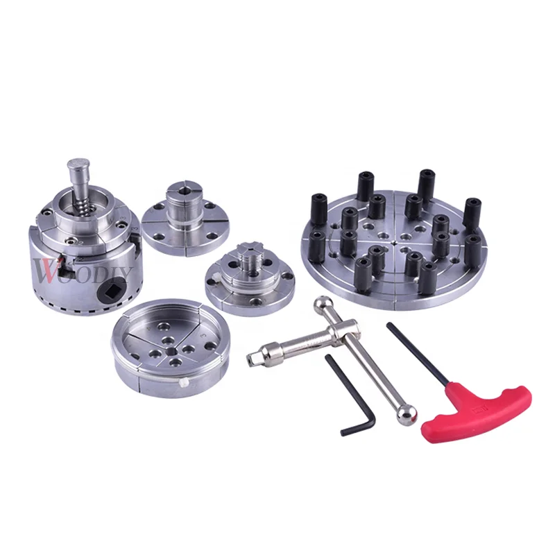 2.75' 4 JAW KEY CHUCK BODY WOODEN LATHE CHUCK SET For WOODWORKING