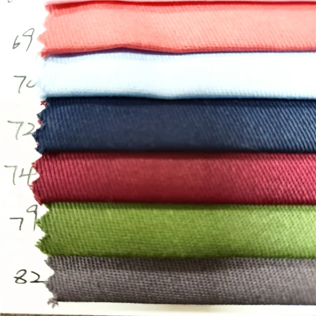 Good quality cotton spandex fabric roll woven textiles 97 cotton 3 spandex twill men pants fabric