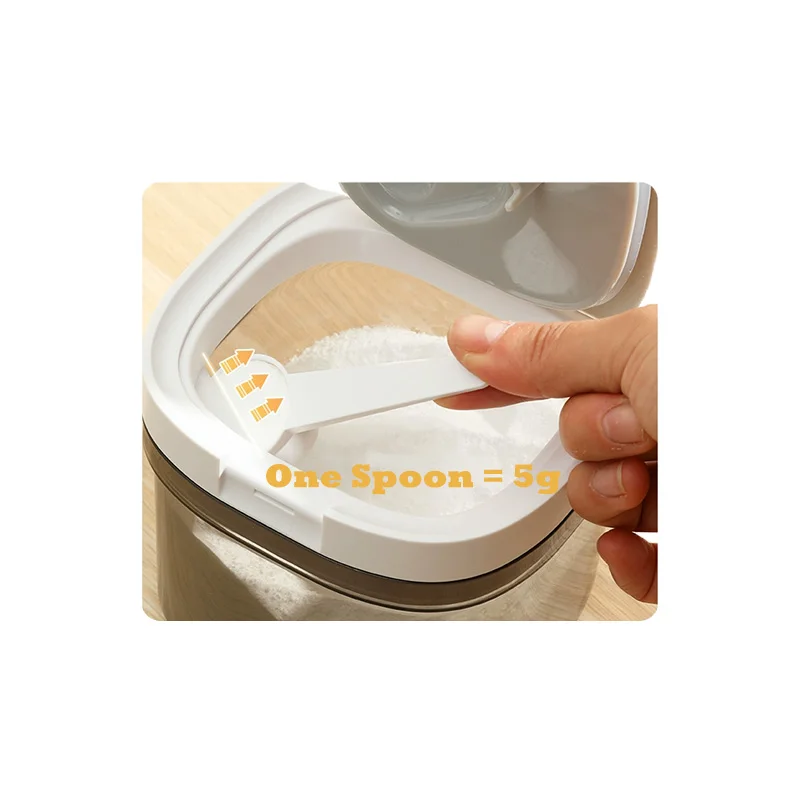 Универсальный портативный контейнер для приправ с прочным воздухонепроницаемым уплотнением и микроволновой печью