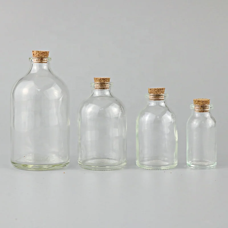 Cosmetic packaging containers OurWarm Wedding Party Supplies  Cork Stoppers Mini Small Glass Bottles