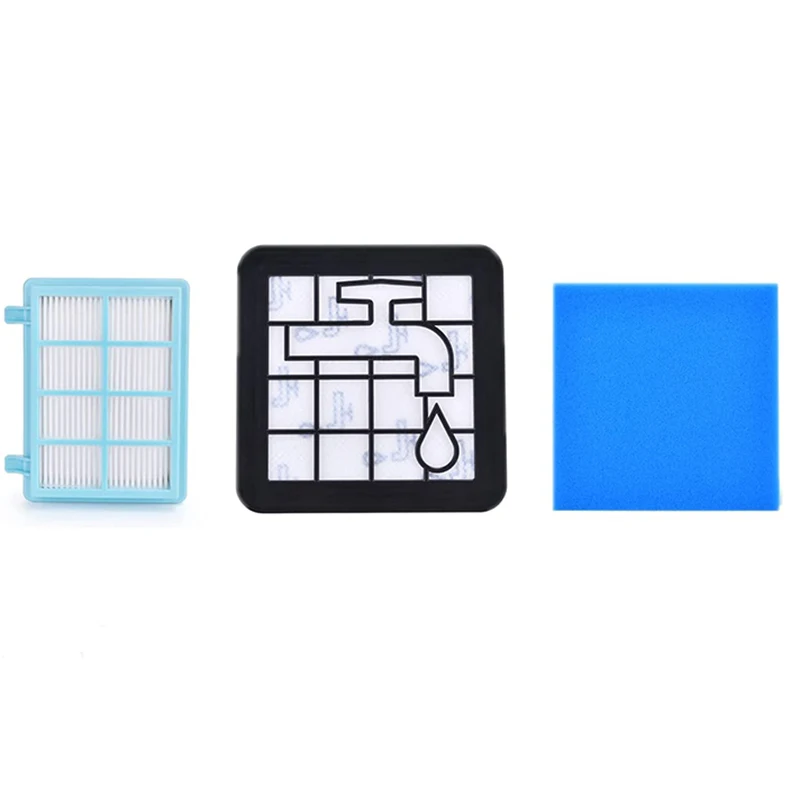 FC8010 / 02 Replacement Filter sSet for Philips PowerPro Compact and Active Vacuum Cleaner FC9331/09 FC9332/09