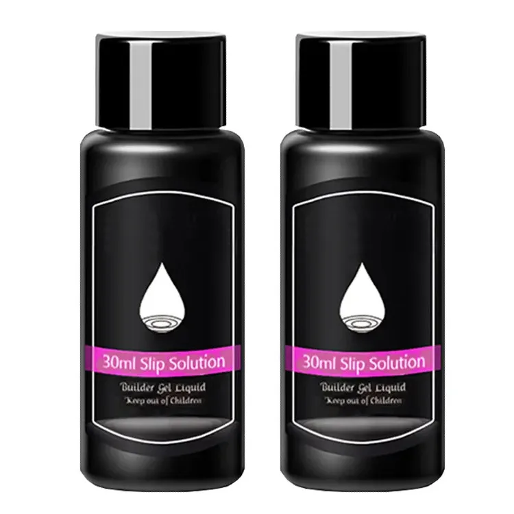 Free sample 30 ml poly gel nail extension slip solution use gel builder liquid