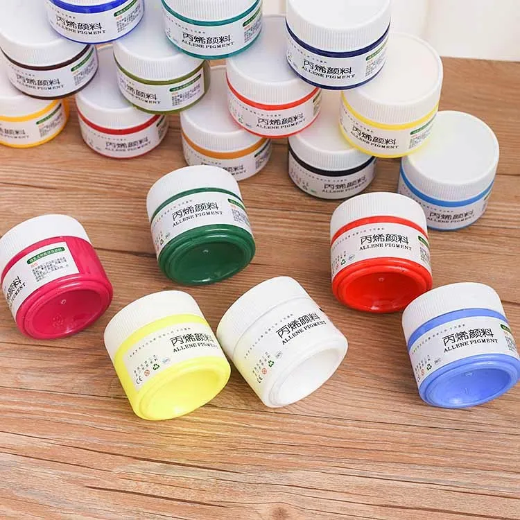 Acrylic Paint 100Ml Wall Painting Hand-Painted Diy Paint Silver Gold Textile Waterproof Acrylic Painting Paint