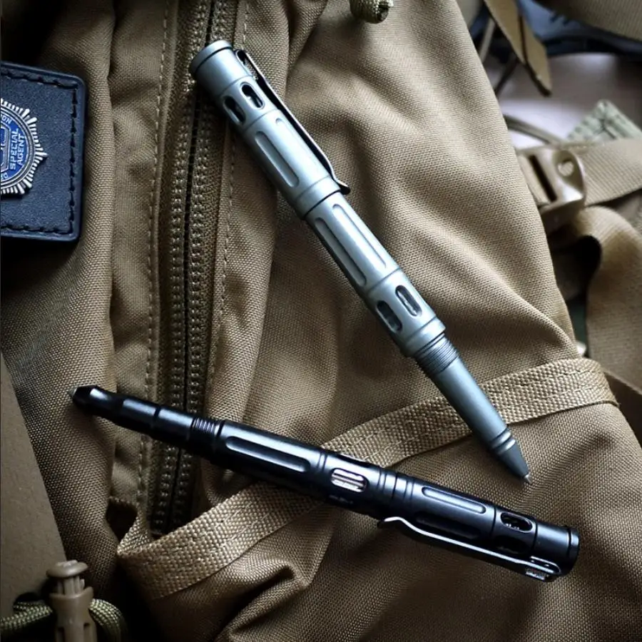 Self Defence Titanium engrave logo Outdoor Activities Multifunctional Army Tactical Pen