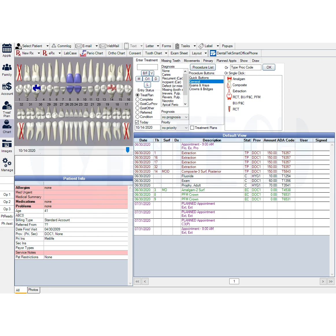 
 Разработка программного обеспечения стоматологической клиники  
