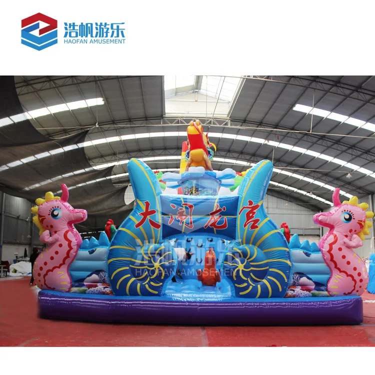 Amusement Monkey King Chameleon Themed Park Bounce House Inflatable Bouncy Castle Slides Trampoline For Children And Adults