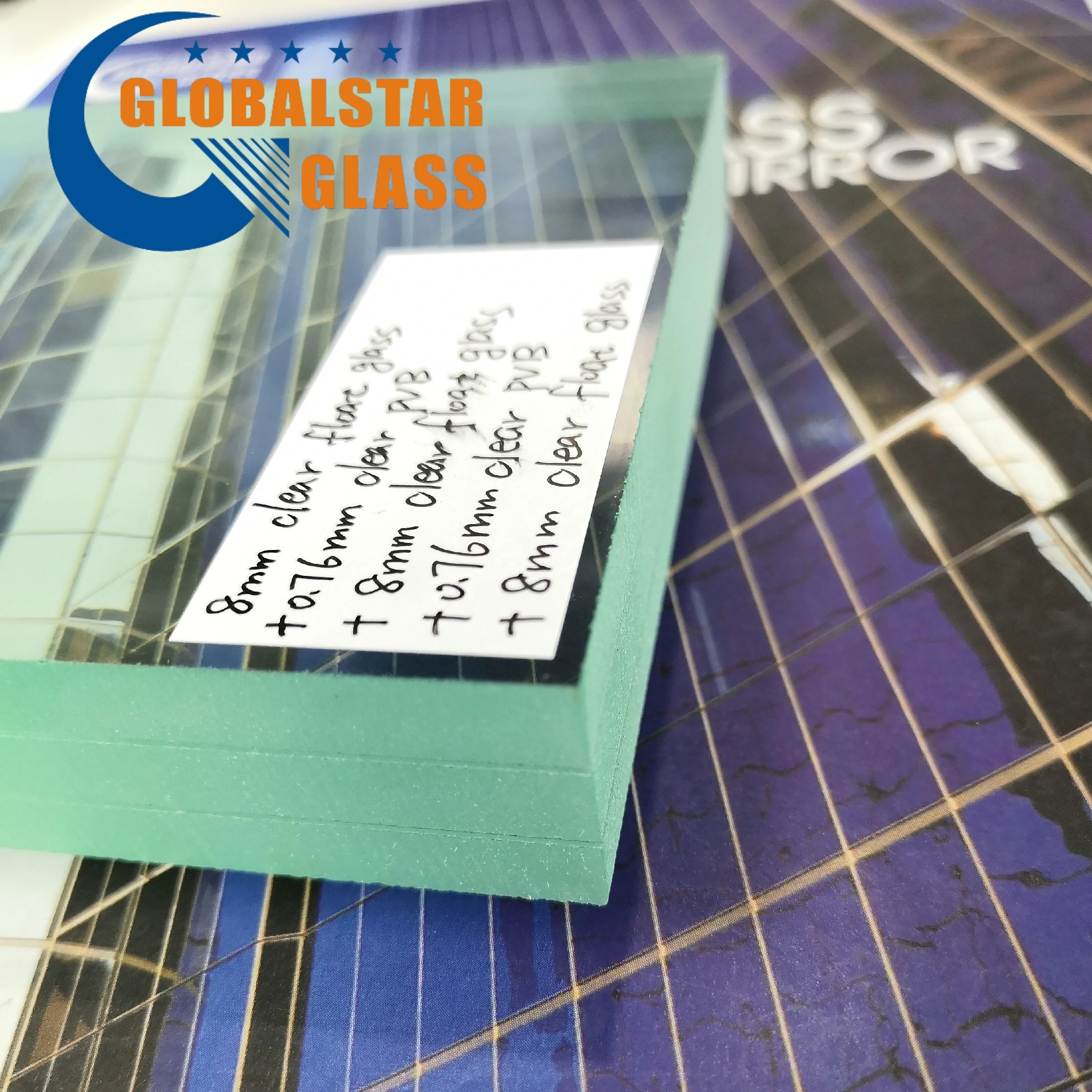 bulletproof laminated glass panel price for sales high quality custom safety toughened laminated bullet proof building glass