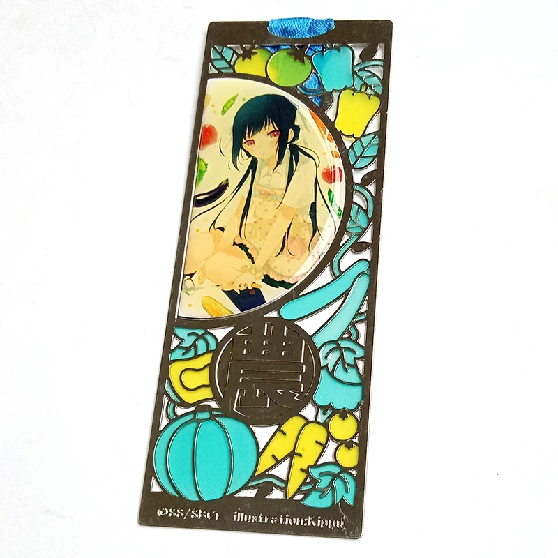 Оптовая продажа, индивидуальный логотип, идеальная гравировка, позолоченные закладки из нержавеющей стали