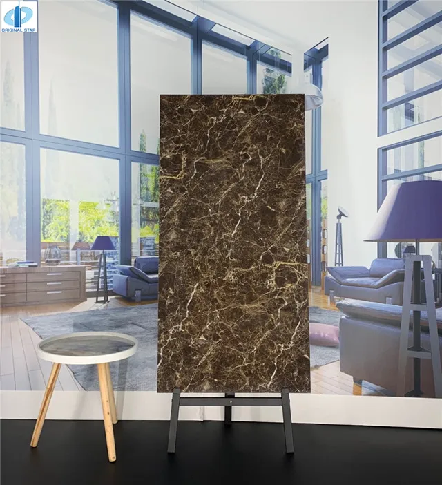 Red glazed polished porcelain floor tiles and wall tiles size 60x120 china tile