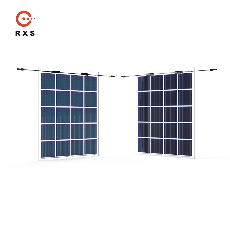 RIXIN 105 Вт BIPV Прозрачные солнечные панели стены солнечная панель стеклянная фасад для здания