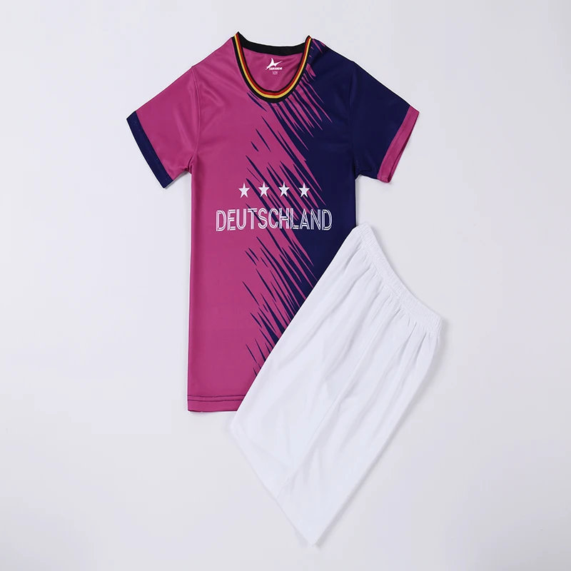 Germany Fashionable Kids Soccer Jersey High Quality Children Football Jersey Uniform 24/25 Boys and Girls Polyester Sports Wear