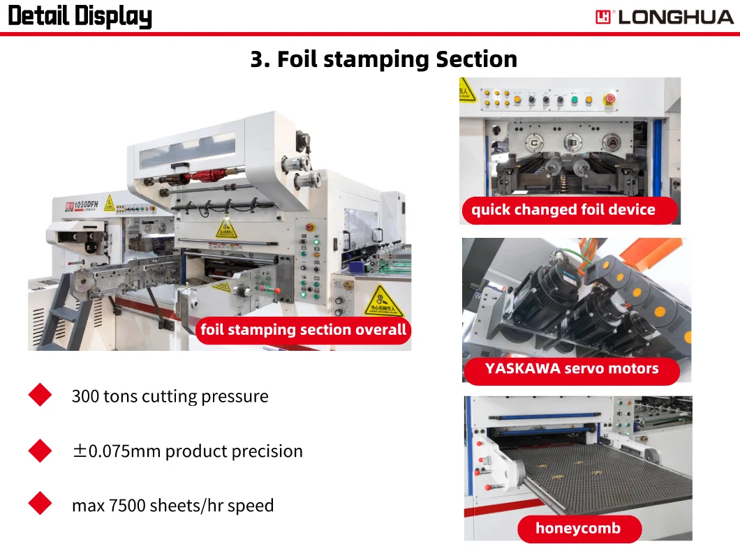 foil stamping section