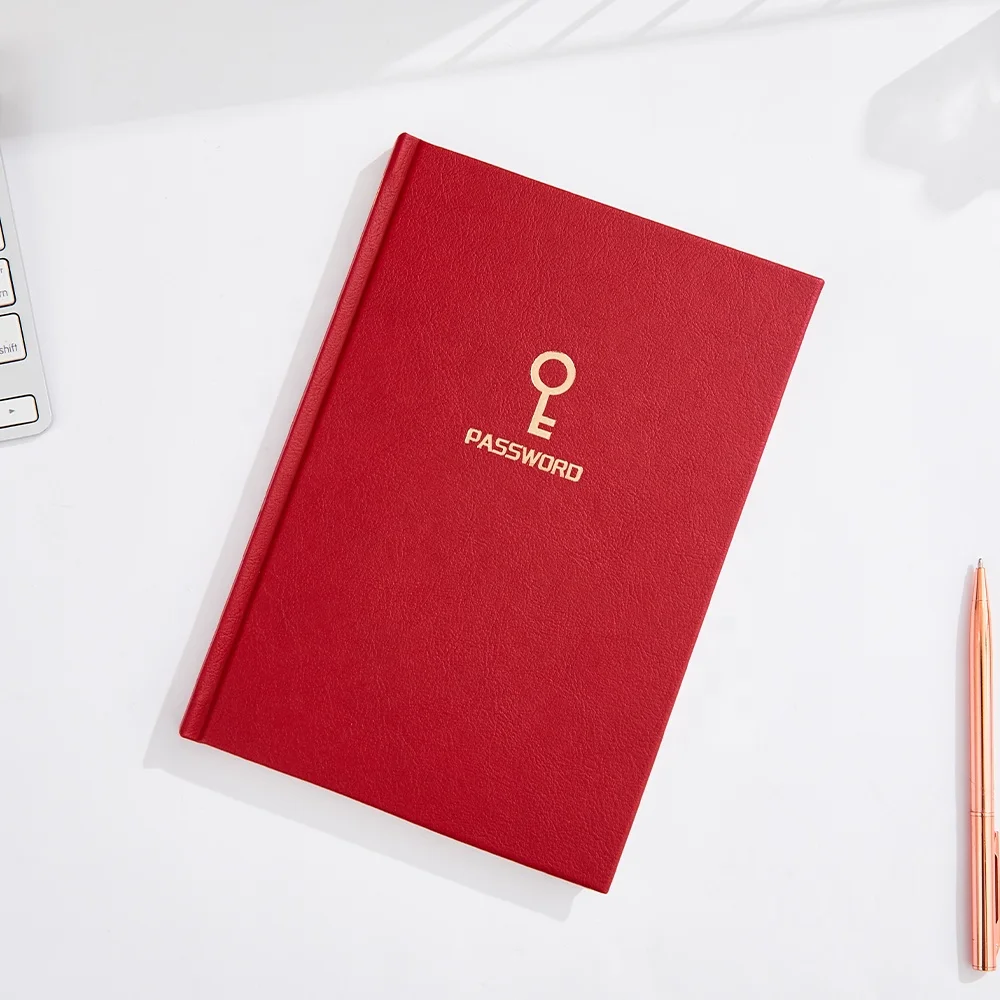 Password Keeper Book with Alphabetical Tabs Medium Size Internet Website Address Log Hardcover Password Notebook for Home Office