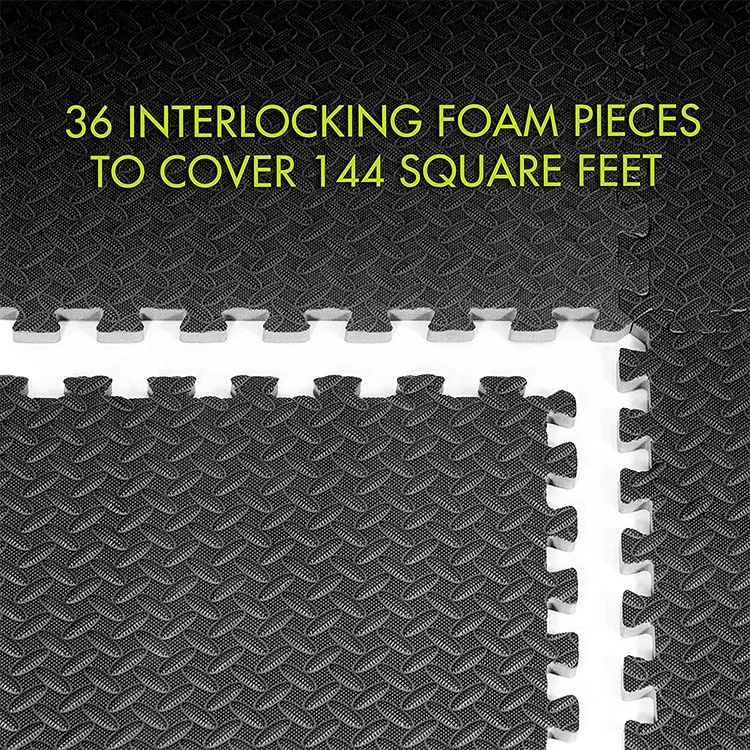 Home Fitness Play Workout Exercise Mats  EVA Soft Foam Floor Mat Puzzle Rubber Exercise Mat
