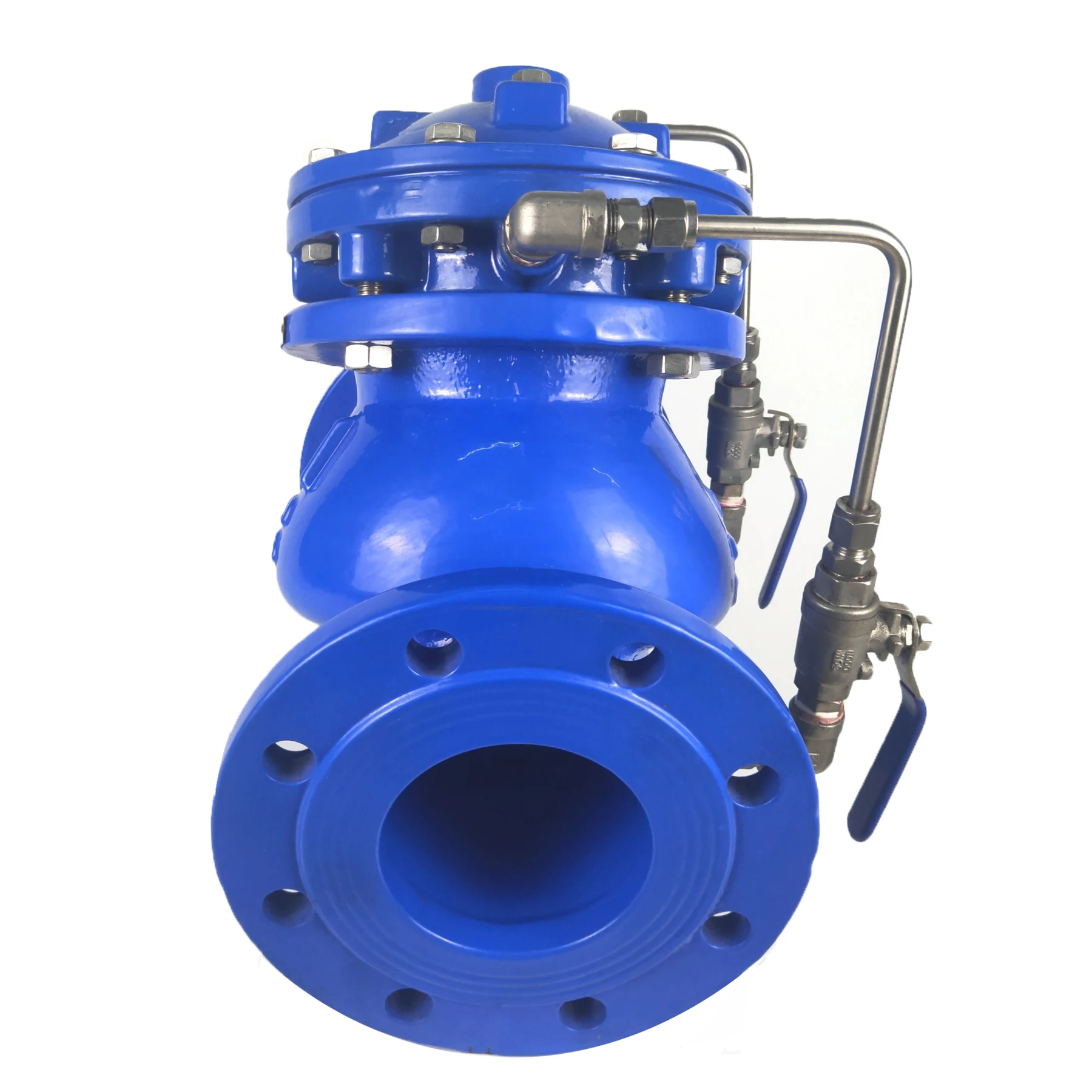 Automatic Water Level Hydraulic Control Valve,y Type Pump Manual Temperature Control Valve Casting, Nodular Cast Lron PN16 PN25