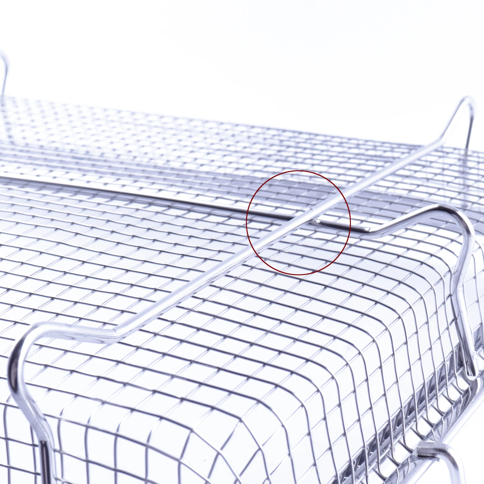 Nonstick Oven Air Fryer Pan Tray & Mesh Basket Set Air Fryer in Oven Ideal for French Fry Frozen Food Baking Sheet