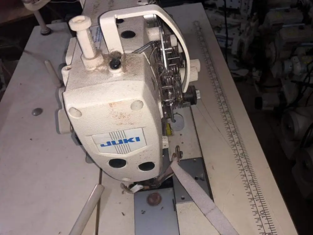 Original used juki-3568S double needle lockstitch industrial sewing machine price