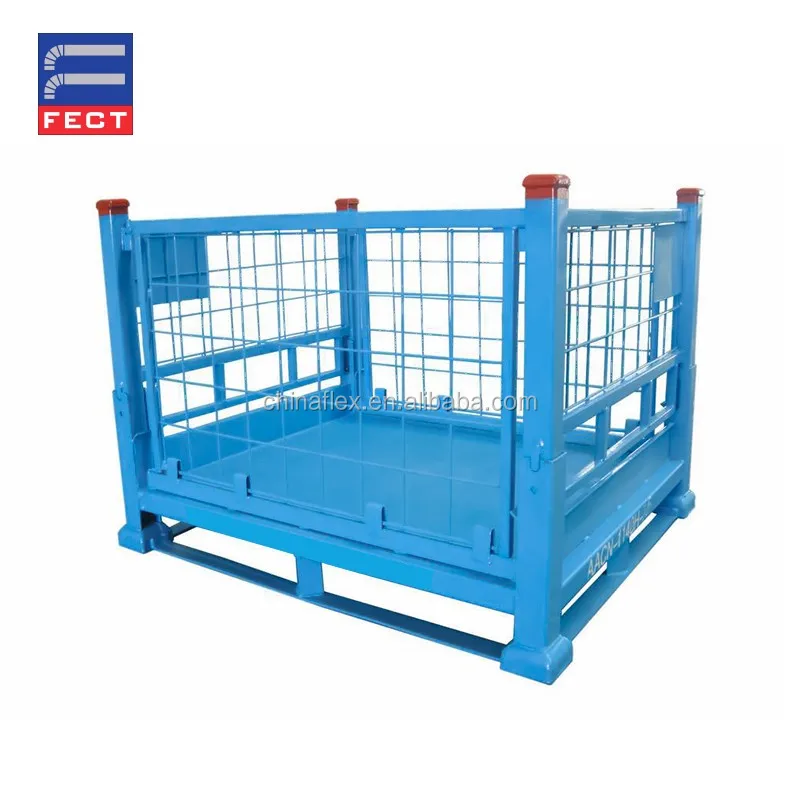 Foldable Stacking Metal Pallet Cage For Sale