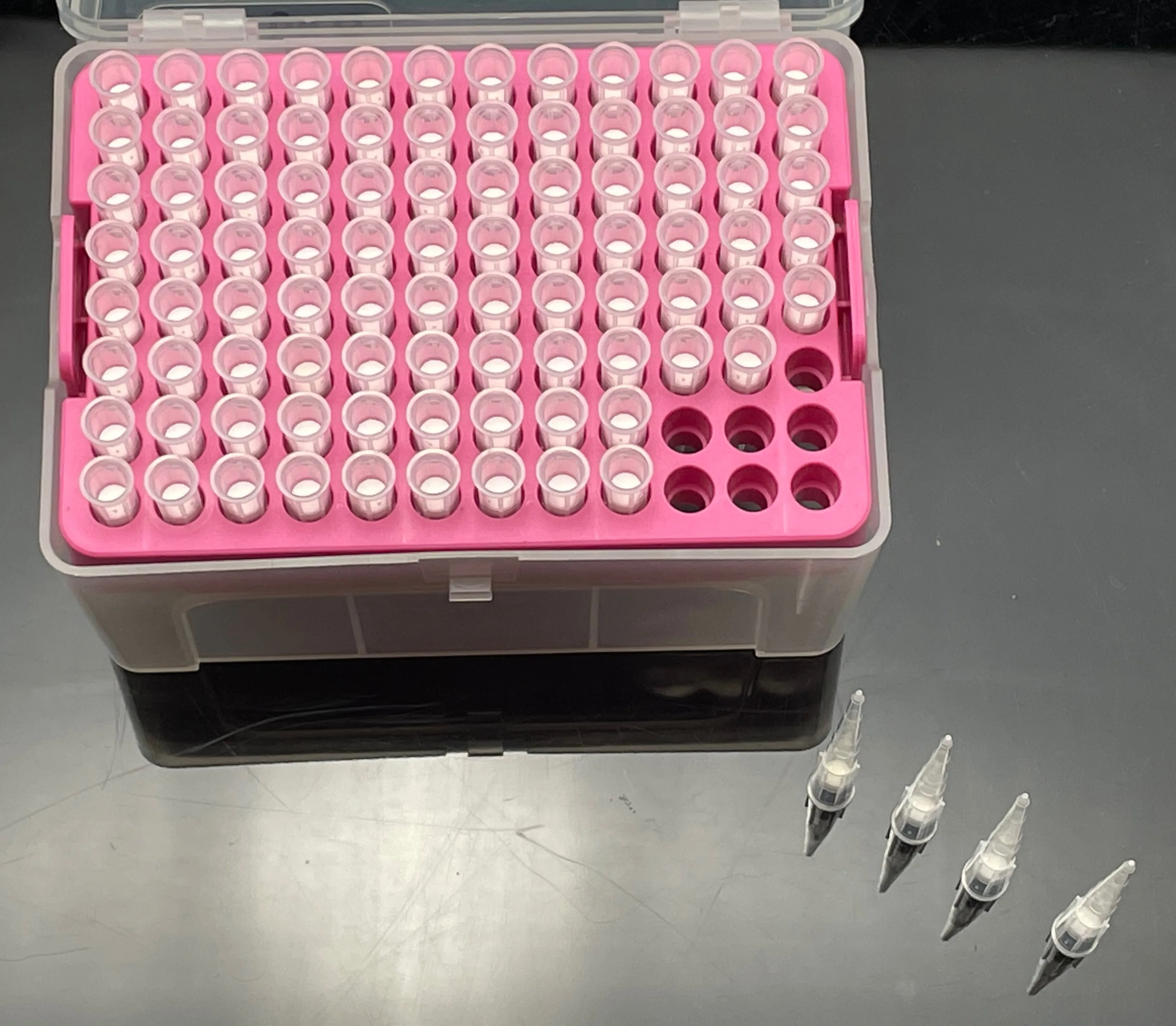 
 200ul одноразовые наконечники для лабораторной пипетки с фильтром  