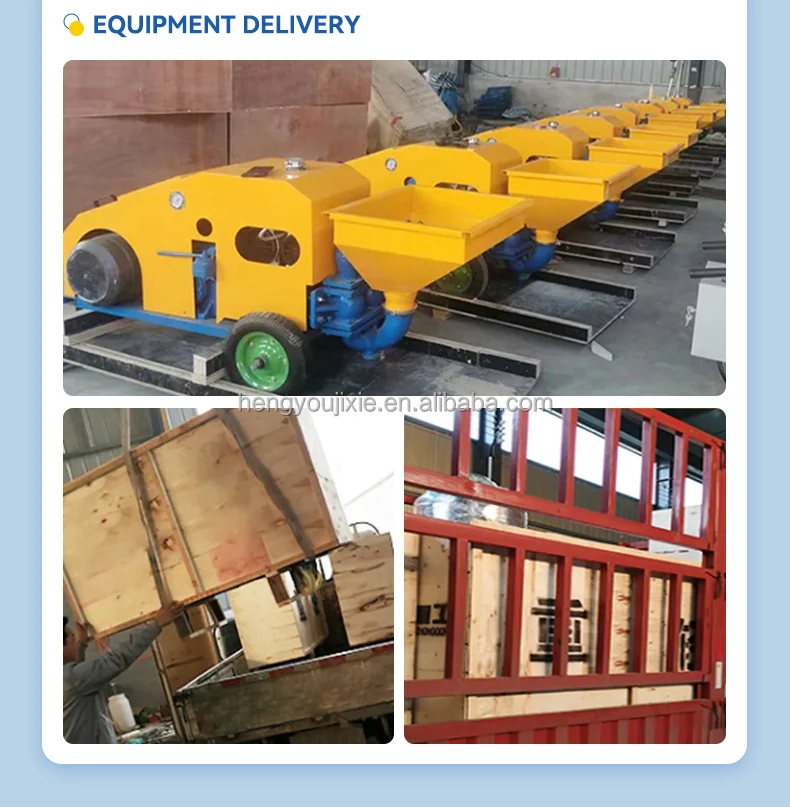 mortar spray machines spray paint machineairless automatic plastering packing machine