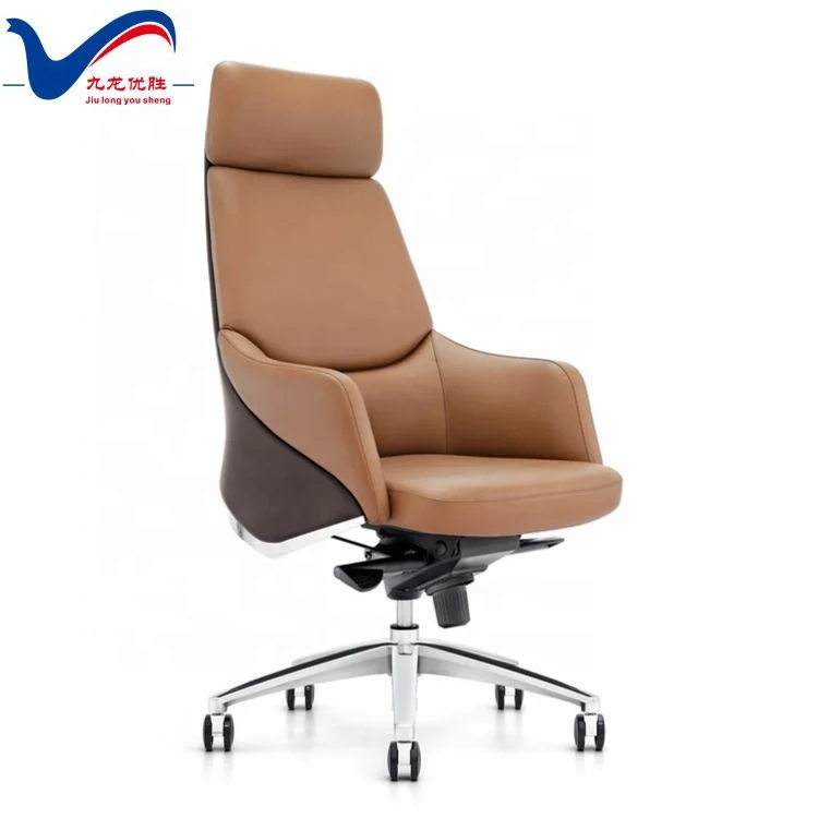 Офисное кресло высокого класса с дизайном офиса, Роскошное кресло с основанием из алюминиевого сплава, кресло Scrivania