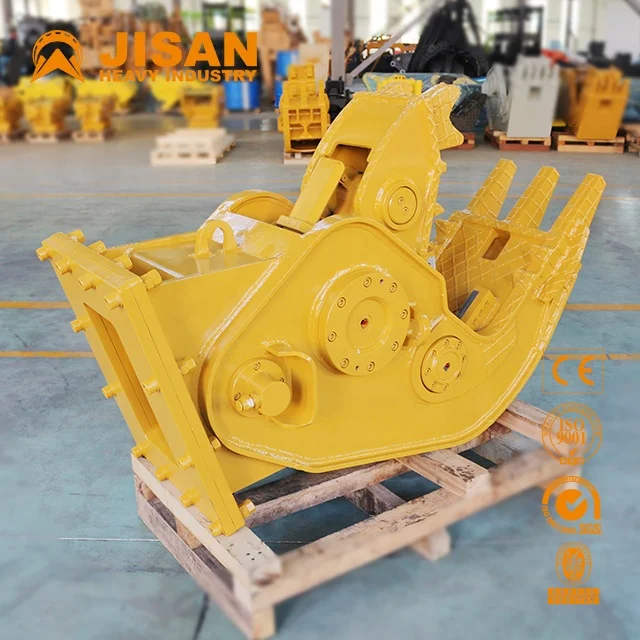 Waste Cement Block Scrap Crushing Pliers farsee tech hydraulic pulverizer for atlas 3306lc excavator crushing shear