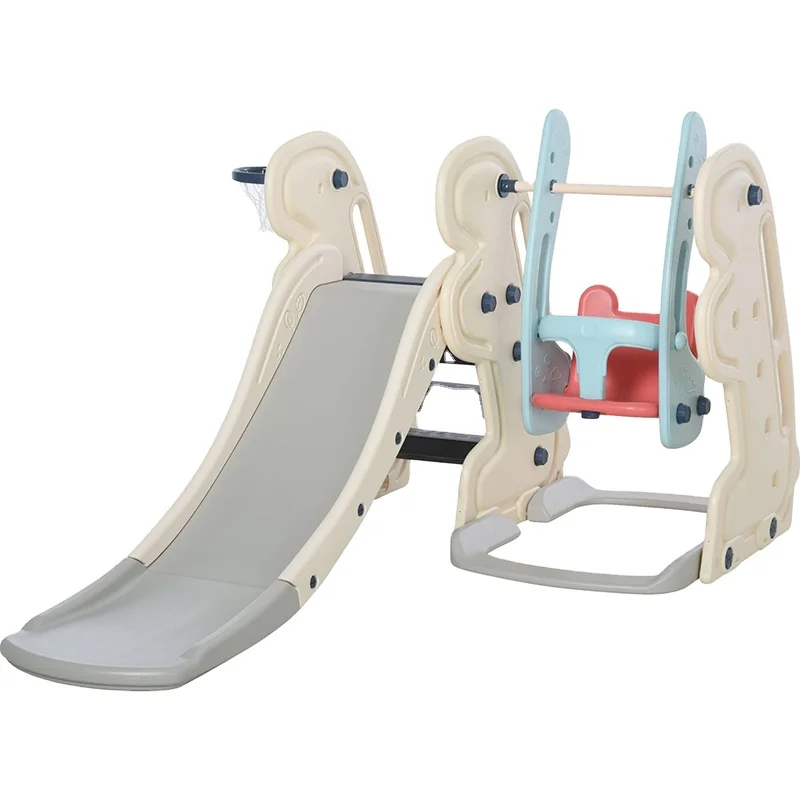 ABST Manufacturer directly Baby Indoor Playground Hight quality Kids Indoor Plastic Playground With Climbing and Basketball Game