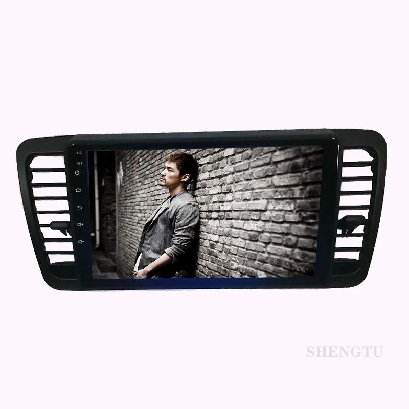 SHENGTU new 10 9 inch 2din car video android system mini tv for car  audio dvd tuner bt mp3 MP5 for SUBARU Legacy 2003-2009
