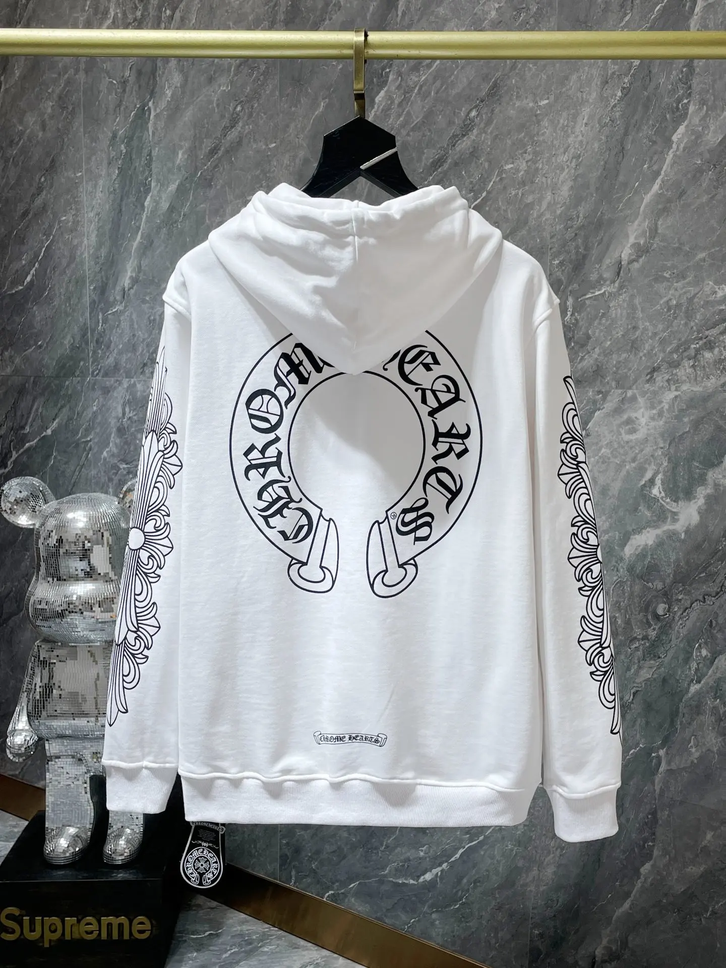 2024 Luxury Hearts Chrome The Latest Designer Brand High Quality Hoodie Fashion Long Sleeve Neutral Printed Casual Cotton Men