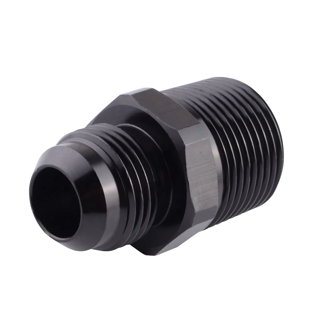 Different Sizes NP Aluminum Straight Adapter Oil Cooler Fitting Male