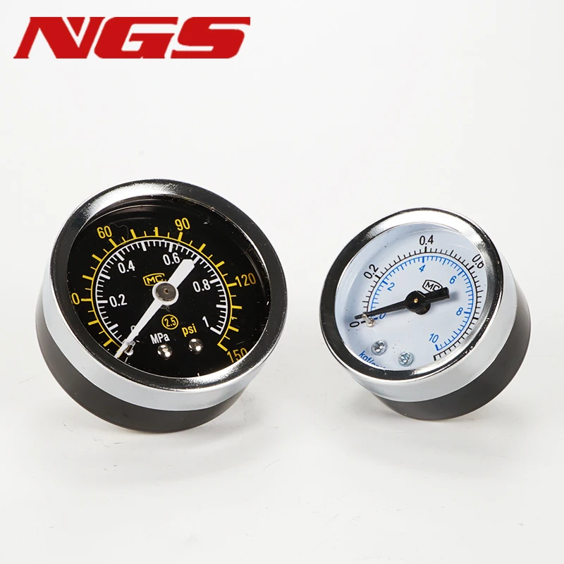 Y40 Y50 Air Pressure Gauge For Air Compressor Pneumatic Hydraulic Fluid Pressure Gauge Vacuum Pump Negative Pressure Gauge