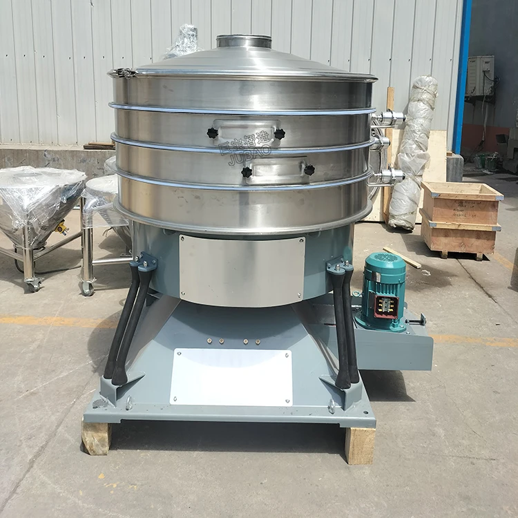 sugar and salt sieving industrial vibrating screen price vibratory powder particles sifter