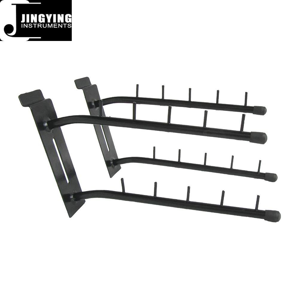 2024 Jingying Music Flute Hanger,Wholesale Wind Instrument Flute Wall Hanger Bamboo Flute Groove Plate Hanger Stands