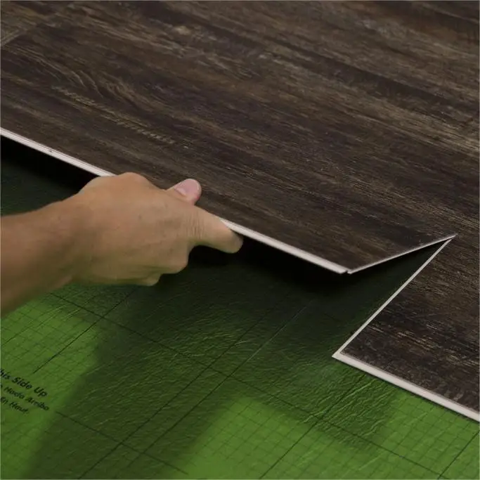 High Quality Luxury Fireproof Non-Slip Stone Marble Wood Grain Design Plastic Waterproof Vinyl Tiles Sheet SPC Plank Flooring