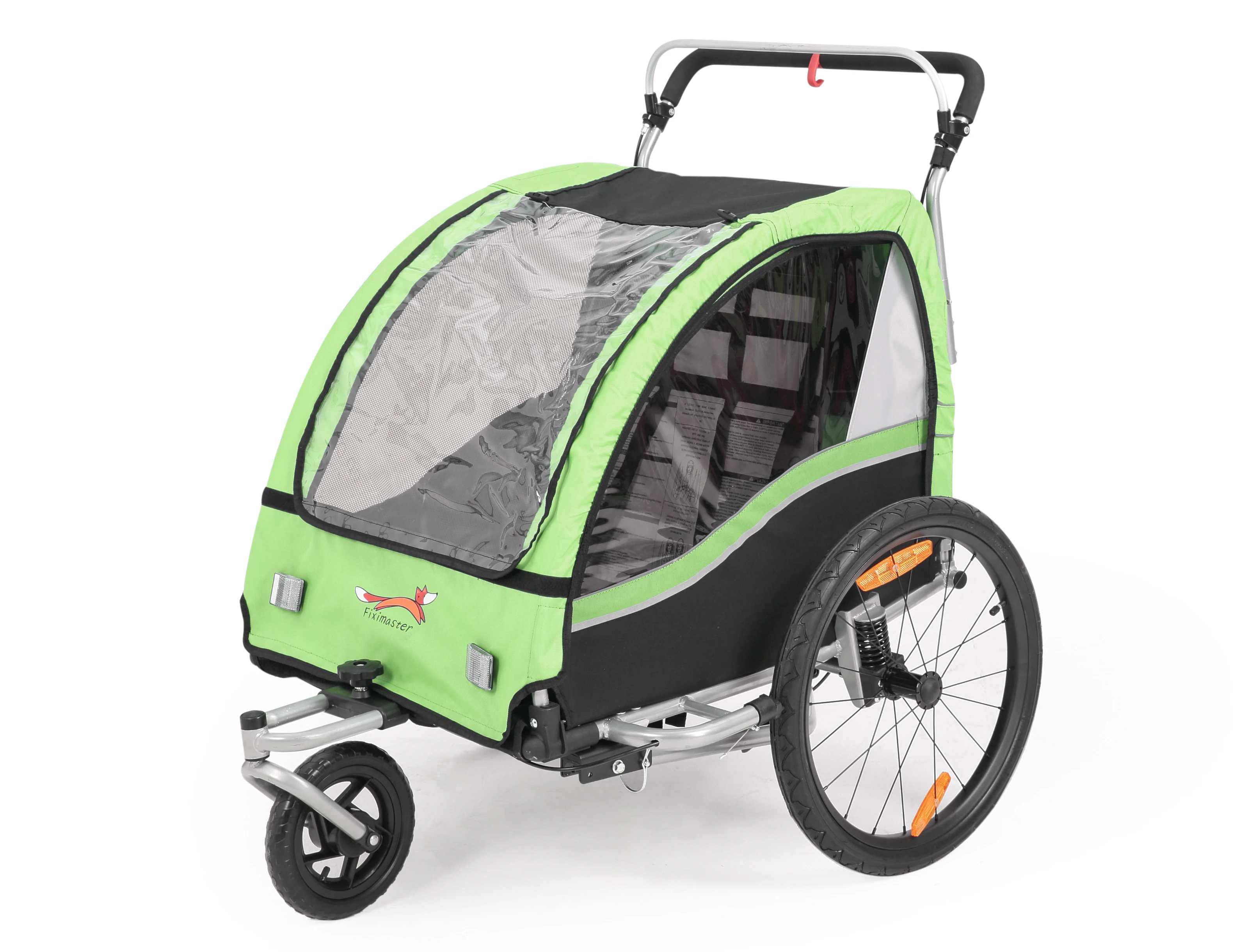 
NEW!! Swivel Front Wheel Baby Bicycle Children Trailer & Stroller 2 in 1 BT-602 