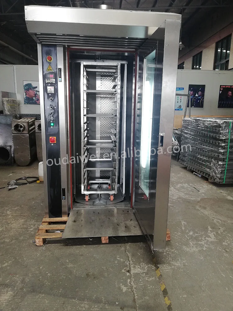 32 Trays rotary bread rack oven / Bakery equipment / Rotating baking