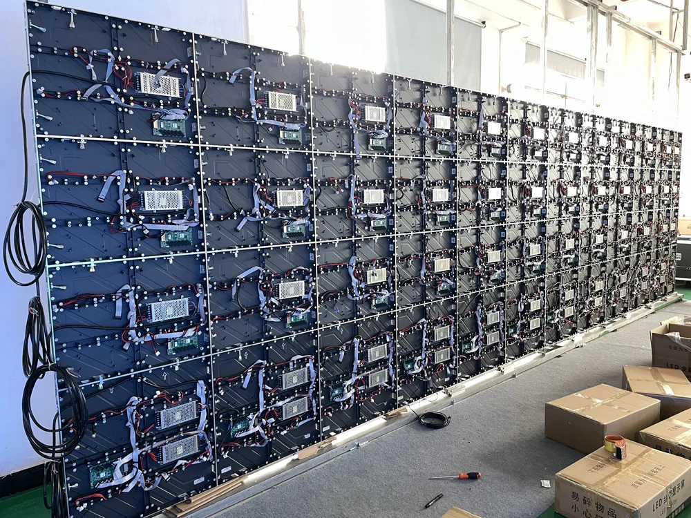 P2 p2.5 передний светодиодный экран для обслуживания литье под давлением из алюминия hd видеостена внутренняя рекламная панель дисплей