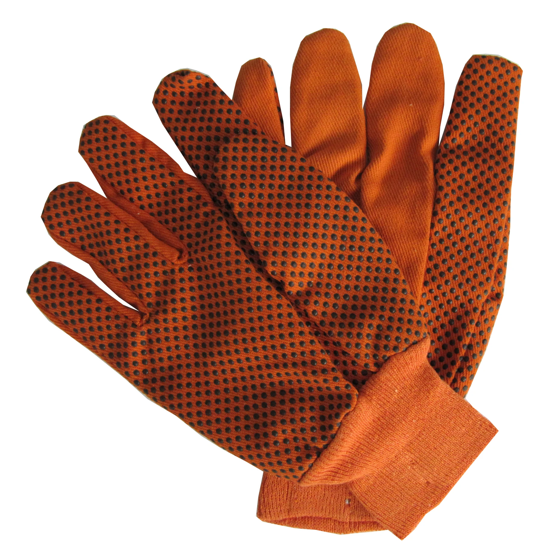 SLG-366T2 China hot selling high quality low price Cotton Drill work working safe safety Garden Gloves