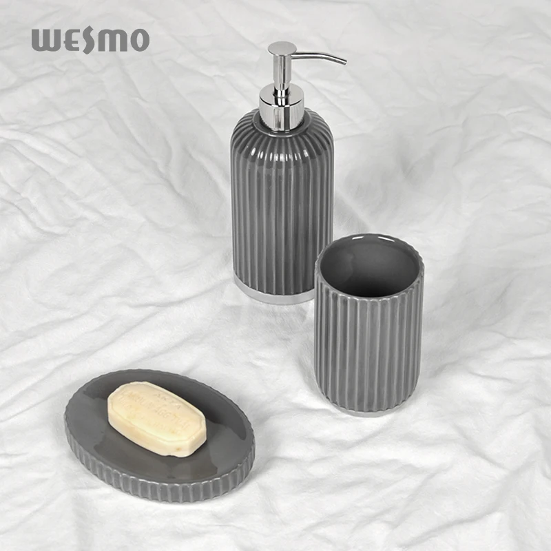 Modern European Noble and Elegant Style Household Ceramic Bathroom Sets Luxury Bathroom Accessories for Hotels home